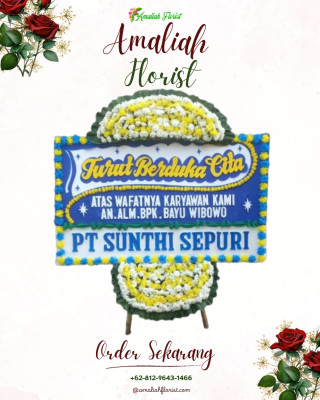 Papan Bunga Duka di Mangga Besar