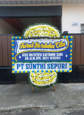 Papan Bunga Duka di Mangga Besar