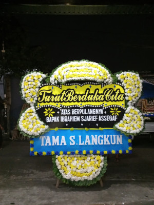 Papan Bunga Duka di Mangga Besar